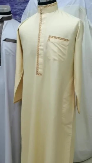 Abbigliamento di moda Gli uomini vestono pantaloni hijab musulmani Commercio all'ingrosso Thobe musulmano Abbigliamento islamico Abito arabo Abito lungo Abiti Abaya Abito arabo